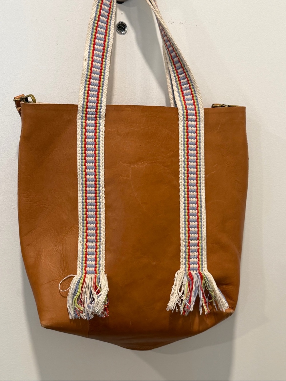 The Medium Transport Tote: Woven
Handle Edition | Madewell boho fringe leather - Picture 3 of 14